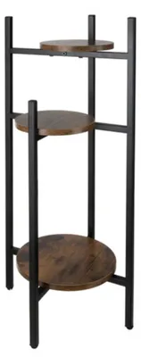 Imagen del producto de Ruhhy 25627 Soporte para flores 81 x 27 x 27 cm, marrón