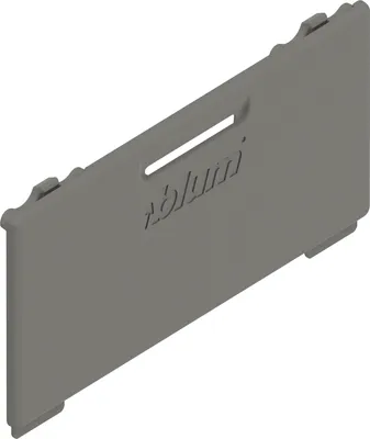 Produktbild von BLUM MERIVOBOX Abdeckkappe Zarge innen, Indiumgrau
