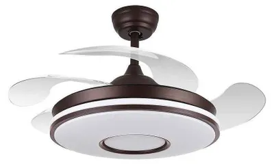 Obrázok produktu pre Fabrilamp 165391402, Domáci lopatkový ventilátor, gaštanová, Strop, 45 dB, 240 ot/min, 107 cm