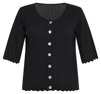 Produktbild von Jeona damen strickjacke - schwarz, L