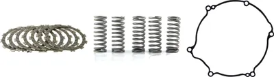 Zdjęcie produktu dla Zestaw sprzęgła do motocykla Kawasaki KX 125 M z lat 2003–2008: tarcze sprzęgła, sprężyny sprzęgła, uszczelka pokrywy sprzęgła marki pamoto – nowy