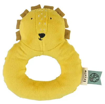 Produktbild von Trixie Rassel Babyspielzeug Mr. Lion gelb sensorisch ab 3 Monaten