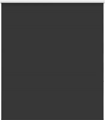 Produktbild von vidaXL Verdunkelungsrollo Schwarz 130x130 cm Stoffbreite 126,6 cm