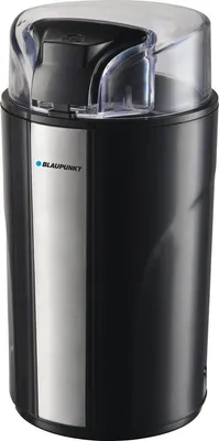 Produktbild von Blaupunkt MEN834 Kaffeemühle elektrisch, schwarz, 200W, elektrische Kaffeebohnen Mühle, 70g Füllmenge, Schlagmesser Edelstahl, für Kaffee, Espresso