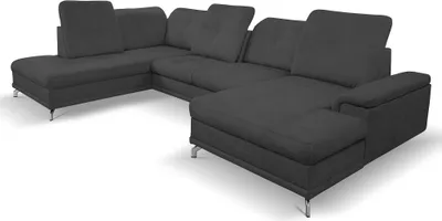 Produktbild von FurMeb24 - Ecksofa FOX U  - RECHTE SEITE , Sofa mit  Bettk€sten und Schlaffunktion - VENA 18