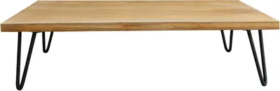 Produktbild von Miliboo - Couchtisch Mangoholz Hairpin Tischbeine Metall Vibes
