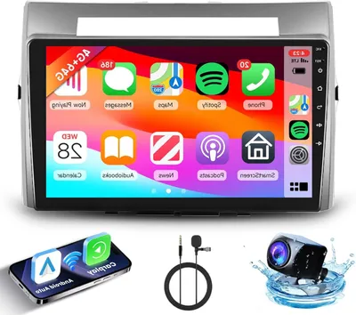 Immagine prodotto di Autoradio Android 13 - Stereo 2-DIN - Autoradio touchscreen - Navigatore GPS - CarPlay e Android Auto