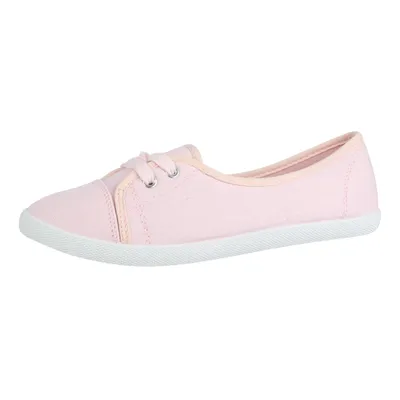Produktbild von Elara Damen Ballerinas Sneaker Schnürer  BD1413 Rosa-39