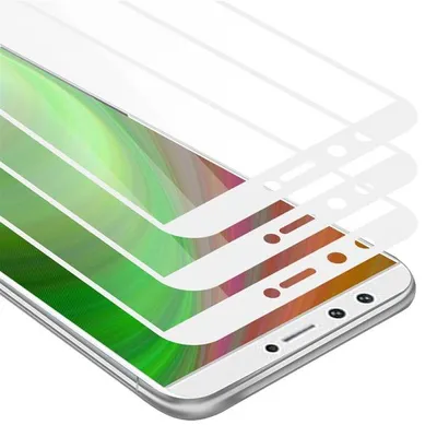 Immagine prodotto di Cadorabo 3x pellicola blindata a schermo intero per Honor 9 LITE pellicola protettiva in vetro temperato nero di protezione del display