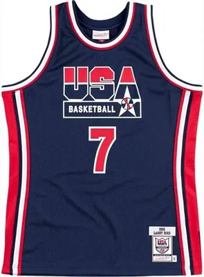 Image de Maillot Mitchell & Ness AJY4GS18410-USANAVY92LBI pour Homme