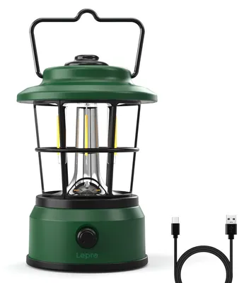 Image de Lampe de camping LED Lepro, haute luminosité, couleur verte