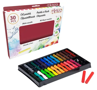 Produktbild von 30x ÖLPASTELLKREIDE Set Pastellkreide Pastellfarbe Ölkreide Pastell Farben Farbe Kreide 14