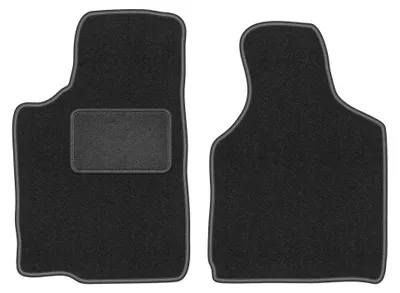 Productafbeelding van Velours voormatten voor Mazda MX-6 I 1988-1992 (coupé) – 2-delig, grafiet, op maat – Wielganizator LUX