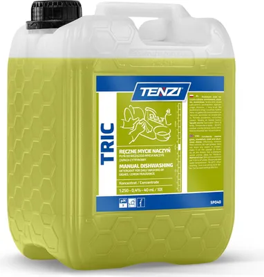 Produktbild von Geschirrspülmittel Tric 5L – kraftvoll gegen Fett, Speisereste & Verfärbungen, Zitronenduft, streifenfrei
