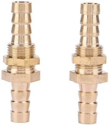 Produktbild von CNC-Koppelpluggen aus Messing - 8 mm - 2 Stück - Weerhaak