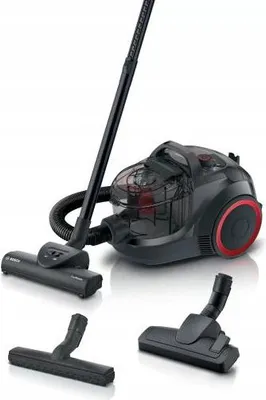 Produktbild von Bosch Serie 4 BGS21POW2, Trommel-Vakuum, Trocken, Beutellos, 2 l, HEPA, Filterung