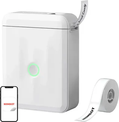 Produktbild von Niimbot D110M Tragbarer Etikettendrucker, Weiß