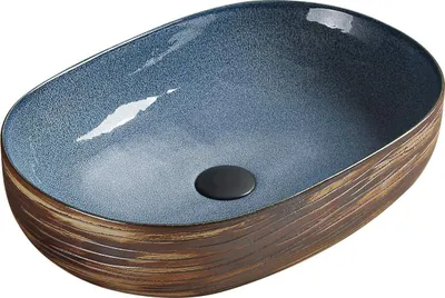 Produktbild von Mexen Agota Aufsatzwaschbecken 58 x 40 cm, Blau - 22025866