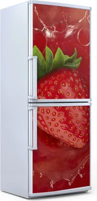 Produktbild von Kühlschrankdekoration 70x180 cm Aufkleber auf dem Kühlschrank - Farbige Früchte