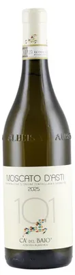 Produktbild von Ca del Baio Moscato d'Asti 101 2025 | Weißwein | Italien | 1 x 0,75 Liter