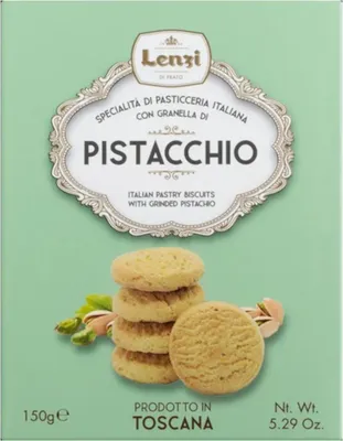 Produktbild von Pasticcini al Pistacchio, Mürbeteigkekse Pistacchio, 150 g, Lenzi