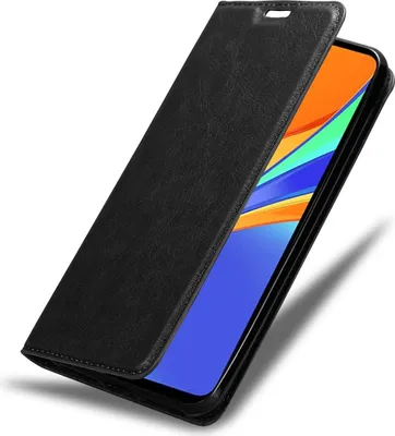 Immagine prodotto di Cadorabo custodia per Xiaomi RedMi 9C cover protettiva in nero custodia per cellulare cover chiusura magnetica