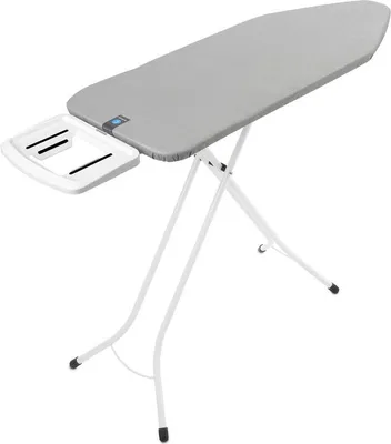 Productafbeelding van Brabantia 238864, Strijkplank, Volledige grootte, Katoen, Geschikt voor stoomstrijkijzers, Wit, Effen, Zonder patroon
