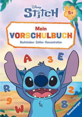 Immagine prodotto di Disney Stitch - Mein Vorschulbuch: Buchstaben, Zahlen, Konzentration