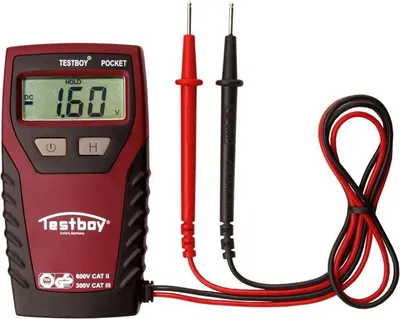 Zdjęcie produktu dla Testboy 77365 Multimetr cyfrowy ''Pocket'' - w kompaktowej obudowie