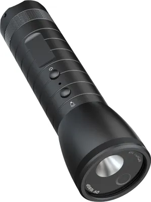 Image de caméra à lampe de poche 1080P Caméra pour casque de moto Caméra pour vélo Objectif grand angle 120�� 5 modes d'éclairage Étanchéité IPX6 Batterie intégrée pour les sports de plein air et le cyclisme