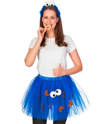 Produktbild von Cookie Krümelmonster Petticoat Damen Tutu | Blau