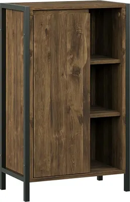 Obrázok produktu pre Midi skrinka Vicco Naola Dub/čierna 50 x 80 cm so 7 priehradkami, Model 56462