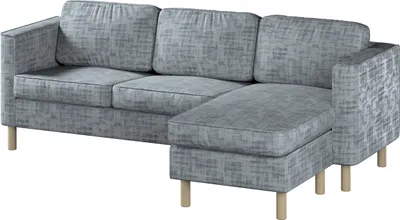Produktbild von Dekoria Bezug für Pärup 3-Sitzer Sofa mit Recamiere, grau, 235x80x148
