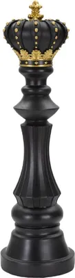Zdjęcie produktu dla o Ferretti szachy król Ø14x50 cm czarne złoto