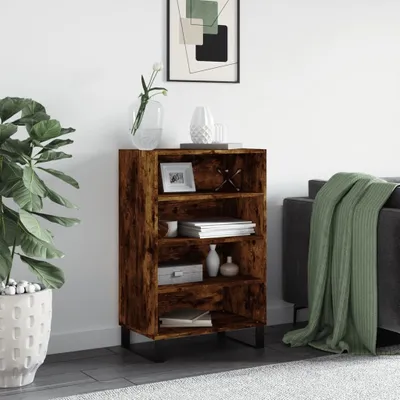 Produktbild von vidaXL Highboard Räuchereiche 57x35x90 cm Holzwerkstoff