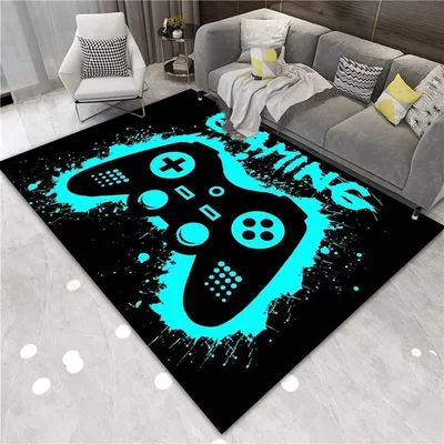 Immagine prodotto di Tappetino per videogiochi, 50 x 80 cm, antiscivolo, lavabile, design graffiti