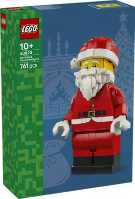 Productafbeelding van LEGO Grote Kerstman-minifiguur - Feestelijke modelbouwspeelset voor kinderen met een Kerstman-figuur - Kerstdecoratie voor op het plankje - Cadeau-idee voor jongens en meisjes vanaf 10 jaar - 40820