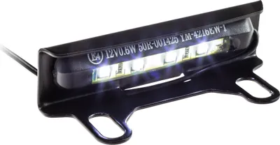 Produktbild von LED Kennzeichenbeleuchtung Flex schwarz inkl. Halter