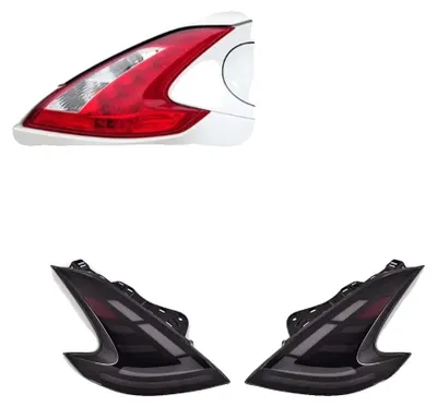 Zdjęcie produktu dla Tylne światło, kompatybilne z Nissan 370Z Tylne światło LED 2012-2015, technologia LED, trwała konstrukcja, kolor czarny