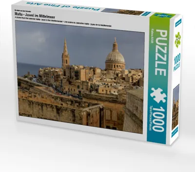 Produktbild von Calvendo Ein Motiv aus dem Kalender Malta - Juwel im Mittelmeer 1000 Teile Puzzle quer 640x480mm, Albilt Rabea; 7334786
