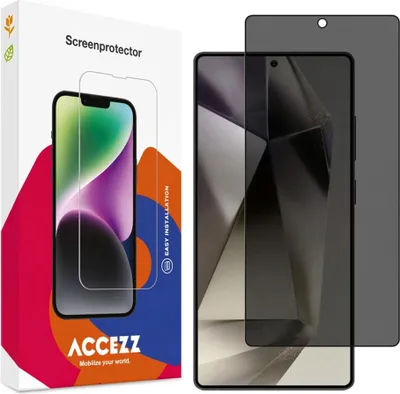 Produktbild von Accezz Privacy Displayschutz aus gehärtetem Glas Samsung Galaxy S25 Ultra