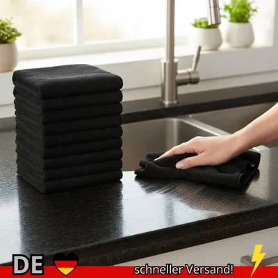 Produktbild von Hochwertige 3 5 10 20er-Pack Reinigungstücher – Weiche Mikrofaserhandtücher
