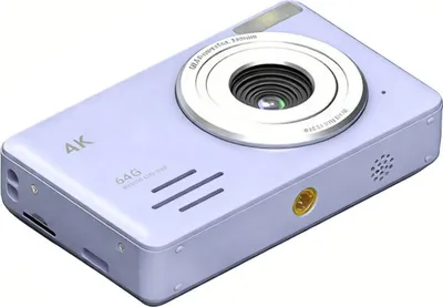 Produktbild von INF 4K 64MP Digitalkamera mit 18x Zoom – Reisekamera für Einsteiger Violett