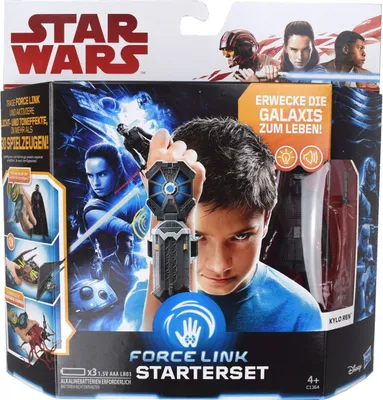 Star Wars Episode 8 Force Link Starterset mit Actionfigur Kylo Ren Licht & Sound