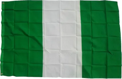 Obrázok produktu pre Vlajka Nigéria Nigéria 250 x 150 cm vlajka s 3 očkami 100g/m² hmotnosť tkaniny zdvihnúť vlajku