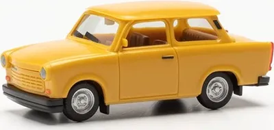 Zdjęcie produktu dla TRABANT 1.1 w kolorze miodowożółtym, HER027342-004, skala 1:87, HERPA