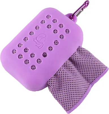 Produktbild von 30x90 cm Outdoor Schnell trockener sofortiger Eiskalthandtuch Sport Yoga Waschlappen-Lila