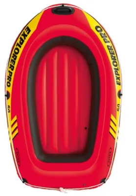 Zdjęcie produktu dla Intex Explorer Pro 50, Basen, Dmuchany ponton, Czarny, Pomarańczowy, Żółty, PCW, Winyl, 1 os., 40 kg