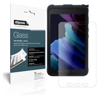 Produktbild von 1x Schutzfolie für Samsung Galaxy Tab Active 3 matt - Anti-Shock 9H Folie dipos Glass Kunststoffglas