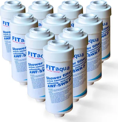 Produktbild von 10 x Duschfilter FitAqua, Wasserfilter zum Wohle Ihrer Haut AWF-SWR-P